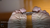 foot fetish video screen capture