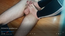 foot fetish video screen capture