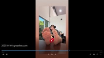 foot fetish video screen capture