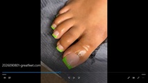 foot fetish video screen capture