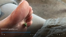 foot fetish video screen capture