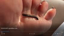 foot fetish video screen capture