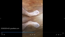 foot fetish video screen capture